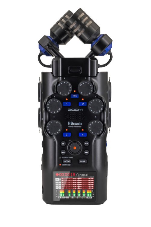Zoom H6studio - product view Zoom H6studio 8-Track Handy Recorder