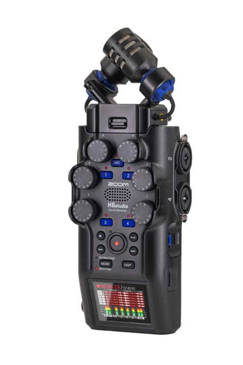 Zoom H6studio - product view Zoom H6studio 8-Track Handy Recorder