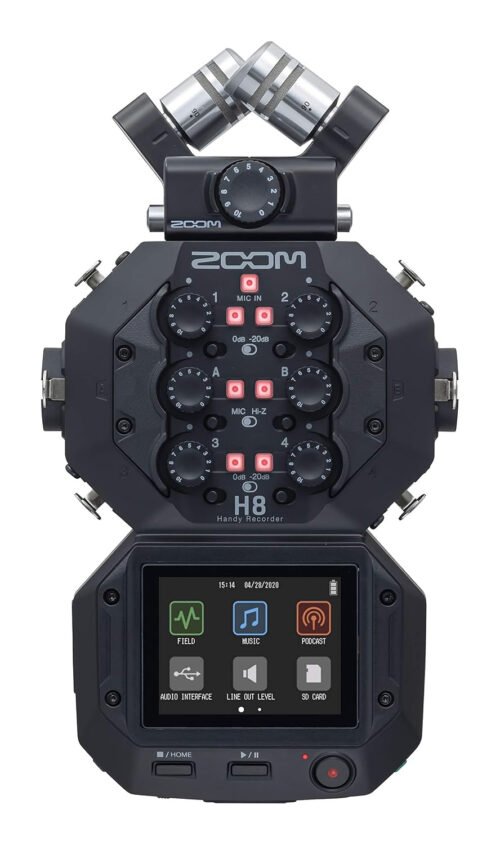 Zoom H8 12-Track Portable Handy Recorder