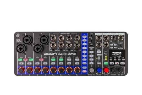 Zoom LiveTrak L6max Mixer/Recorder for Musicians & Podcasters
