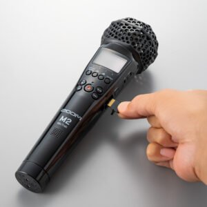 Zoom M2 MicTrak - product view Zoom M2 MicTrak Stereo Microphone and Portable Recorder