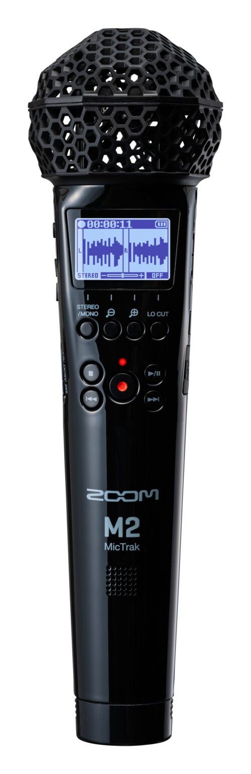 Zoom M2 MicTrak - product view Zoom M2 MicTrak Stereo Microphone and Portable Recorder