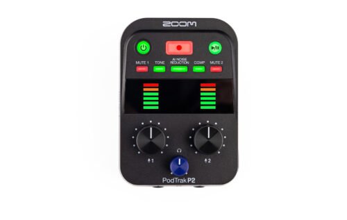 Zoom PodTrak P2 - product view 6 Zoom PodTrak P2 USB Mic Recorder